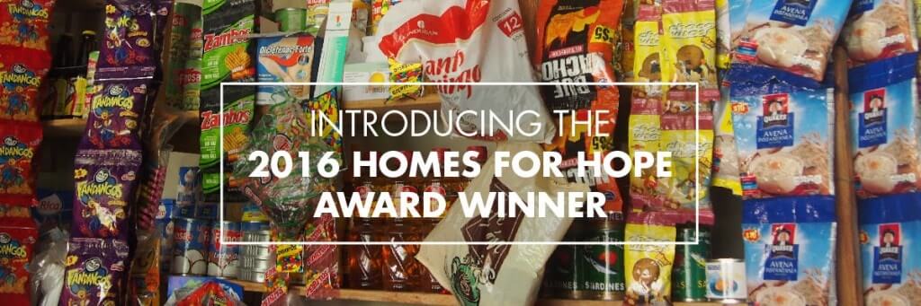 Introducing The 2016 Homes for Hope Award Winner