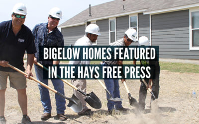 Bigelow Homes Featured in the Hays Free Press