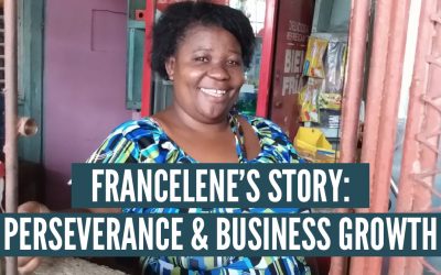 Francelene’s Story:  Perseverance & Business Growth